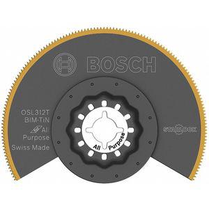 BOSCH OSL312T Oscillating Blade, Titanium, 3-1/2 in Size | CD2LDP 48XX01