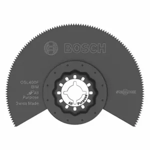 BOSCH OSL400F Oscillating Tool Blade, 4 Inch Blade Width, 3 Inch Blade Length, Flush Cut | CN9XTM 48XX07