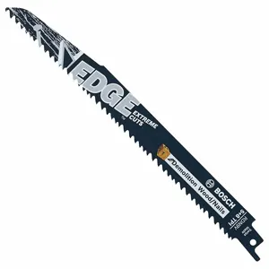 BOSCH RDN9V-25B Reciprocating Saw Blade, 5/8 Teeth Per Inch, 9 Inch Blade Length, 0.062 Inch Cut Width | CN9XWM 802GG7