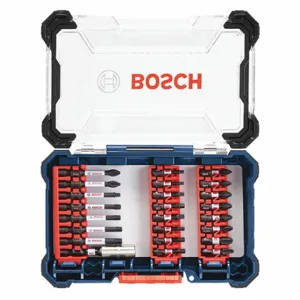 BOSCH SDMS24 Screwdriver Bit Set, Screwdriver Bit Set, 24 PK, 1/4 Inch Hex Shank Size, Steel | CU4VRE 423P05