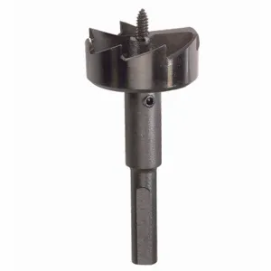 BOSCH SF2121 Self Feed Drill Bit, 2 1/8 Inch Drill Bit Size, Hex, 7/16 Inch Shank Dia, 5 Inch Length | CN9YFH 44H584