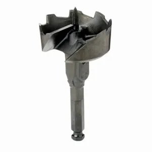 BOSCH SF2251 Self Feed Drill Bit, 2 1/4 Inch Drill Bit Size, Hex, 7/16 Inch Shank Dia, 5 Inch Length | CN9YFG 44H585