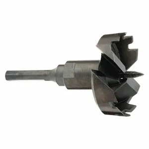 BOSCH SF3001 Self Feed Drill Bit, 3 Inch Drill Bit Size, Hex, 7/16 Inch Shank Dia, 5 Inch Length | CN9YFM 44H587