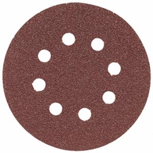 BOSCH SR5R080 Sanding Disc 8-Hole Red 80 Grit, 5 Pack | CR3VHM 44M626