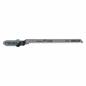 BOSCH T101AO100 Jig Saw Blade, 20, 3 1/4 Inch Blade Length, Metal, Flex for Curved Cuts Cutting Edge, Wood | CN9XFV 44J709