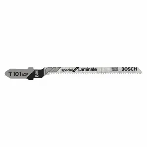 BOSCH T101AOF Jig Saw Blade, 20, 3 1/4 Inch Blade Length, Metal, Flex for Curved Cuts Cutting Edge | CN9XFU 44J711