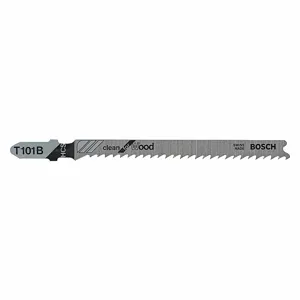 BOSCH T101B3 Jig Saw Blade, 10, 4 Inch Blade Length, Metal, Rigid for Straight Cuts Cutting Edge | CN9XFB 44J713