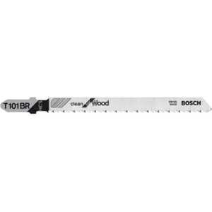 BOSCH T101BR Jigsaw Blade T-shank 4 Inch Length - Pack Of 5 | AD2VKR 3UVY7