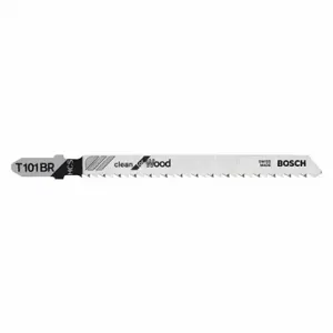 BOSCH T101BR100 Jig Saw Blade, 10, 4 Inch Blade Length, Metal, Rigid for Straight Cuts Cutting Edge | CN9XFD 44J714