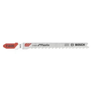 BOSCH T102D3 Jig Saw Blade, 6, 4 Inch Blade Length, Metal, Rigid for Straight Cuts Cutting Edge | CN9XGF 44J718