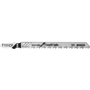 BOSCH T111CF Jigsaw Blade T-shank Bimetal - Pack Of 5 | AE2EQB 4WZ83