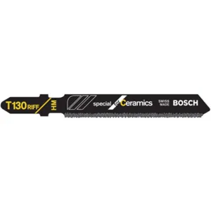 BOSCH T130RF1 Jigsaw Blade T-shank 3-1/4 Inch Length | AF2VKM 6YB18