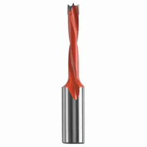 BOSCH T15015 Hinge Boring Drill Bit, 5 mm Drill Bit Size, 2 1/4 Inch Overall Length, 10 mm Shank Dia | CN9WGE 44H595