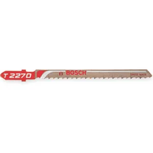 BOSCH T227D Jigsaw Blade High Speed Steel - Pack Of 5 | AB3NYQ 1UM23