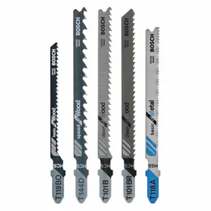 BOSCH T501 T-Shank Jigsaw Set, 5 Pack | CN9XEU 44J782