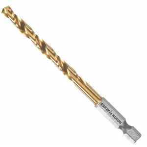 BOSCH TI2141IM 7/32 Inch Twist Drill Bit, High Speed Steel, 2-3/4 Inch Depth, Hex Shank Type | CD2HLB 48XY33