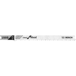 BOSCH U101B Jigsaw Blade U-shank 3-5/8 Inch Length - Pack Of 5 | AB3NYV 1UM27