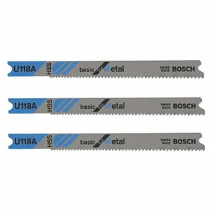 BOSCH U118A3 U-Shank Blade, 5 PK, 2-3/4 Inch Size | CN9XEJ 44J804