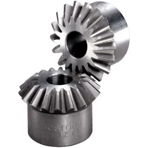 BOSTON GEAR L127Y Miter Gear, 12 Diametral Pitch, 20 Deg. Pressure Angle, 1:1 R, 18 Teeth, Steel | AC2LQU 2L014