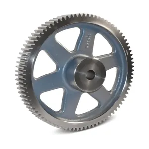 BOSTON GEAR YJ96B Spur Gear, 6 Diametral Pitch, 20 Deg. Pressure Angle, 96 Teeth, Cast Iron | AK3ARA