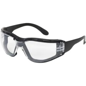 BOUTON OPTICAL 250-01-F020 Safety Glasses Anti Fog/Scratch Black | AH7AAE 36MY42