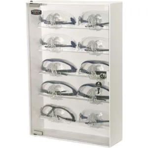 BOWMAN MFG CO CP-075 Eyewear Cabinet White/clear | AG4LDY 34GE20