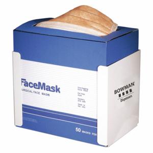 BOWMAN MFG CO FB-040 Face Mask Dispenser, 6 x 8 x 5 1/4 Inch Size, White | CP2AQP 34GE26