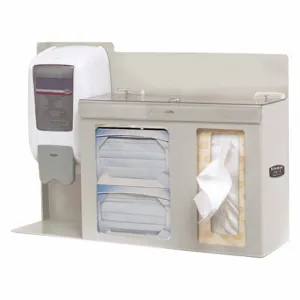 BOWMAN MFG CO FD-112 Respiratory Hygiene Station, Station, Plastic, Quartz, 5 3/8 Inch Length | CP2ARD 34GE35