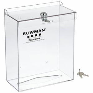 BOWMAN MFG CO FM404-0111 Spender für Atemgeräte, Petg-Kunststoff, transparent, Schlüssel/Spender | CP2ARB 786R64