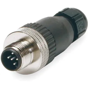 BRAD HARRISON 8A5006-31 External Thread Connector 5 Male 18 AWG | AE2ZEA 5AA82