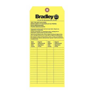 BRADLEY 204-421 Inspection Tag | AA9UAE 1FBG4