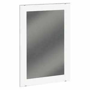 BRADLEY 747-024360 Mirror, Frameless, 24 Inch Width, Glass Body, 36 Inch Height, 1/4 Inch Depth | CJ2VAX 33KK44