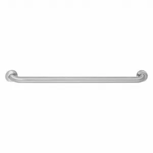 BRADLEY 8120-001160-GR Grab Bar, Wall Mount, Stainless Steel, Silver, 16 Inch Length, 1 1/2 Inch Dia. | CJ2JCQ 33MP34