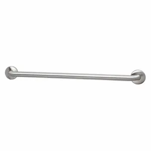 BRADLEY 8322-001120 Grab Bar, Wall Mount, Stainless Steel, Silver, 12 Inch Length, 1 1/4 Inch Dia. | CJ2JCD 33MP42