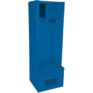 BRADLEY LK241872GHM-203 Open Front Gear Locker W 24 D 18 Blue | AE4NJQ 5LYE6