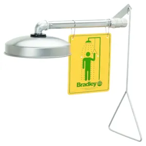 BRADLEY S19-120T Drench Shower, Chrome Plated | CD4DTF