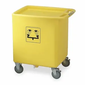 BRADLEY S19-399 Waste Cart, 56 Gallon Capacity | AD2FHT 3NY85