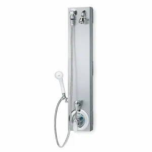 BRADLEY S23-1061 Individual Wall Shower Panel, 37 5/8 Inch Height, 6 3/4 Inch Width | CJ2PNQ 1MEW3