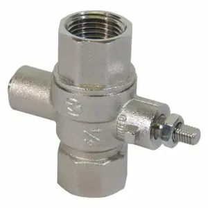 BRADLEY S27-328 Ball Valve, 1/2 Inch, Stainless Steel | AH9LAW 40CP53