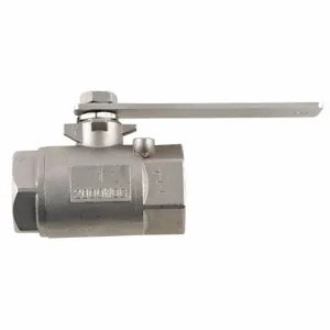 BRADLEY S30-061 Ball Valve With Lever, 1 Inch NPT, Stainless Steel | AF4XUA 9NYC1