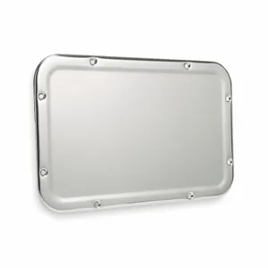 BRADLEY SA05-000000 Security Framed Wall Mirror, 11 1/4 Inch Width, SS Body, 17 1/4 Inch Height | CJ3GXU 1GYB8