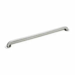 BRADLEY SA70-001240 Grab Bar, Front Mounted, Stainless Steel, 24 Inch Length, 1 1/2 Inch Dia. | CJ2JCY 1GYC4