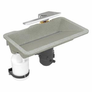 BRADLEY WB2-WB-ER1-0054 Undermount Sink Kit, 24 Inch Overall Length, 14 7/16 Inch Overall Width | CJ3RJF 60NK17