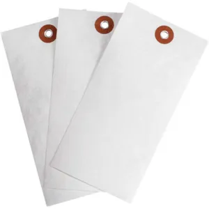 BRADY 102037 Blank Tag Tyvek White 5-1/4 Inch Height PK1000 | AH4ZHY 35RZ51