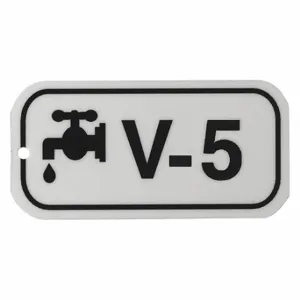 BRADY 105668 Lockout Tag, No Header, V-5, Polystyrene, English | CP2FLV 489L13