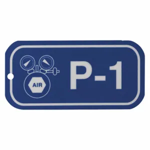 BRADY 105694 Lockout Tag, No Header, P-1, Polystyrene, English, Holes | CP2FKM 489L29