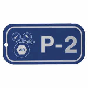 BRADY 105655 Lockout Tag, No Header, P-2, Polystyrene, English | CP2FKN 489K99