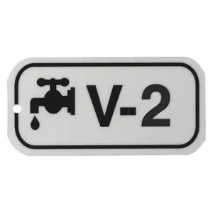 BRADY 105665 Lockout Tag, No Header, V-2, Polystyrene, English | CP2FLN 489L10