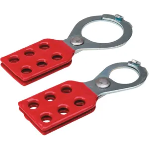 BRADY 105718 Lockout Hasp 6 Lock Red | AA7GYF 15Y533