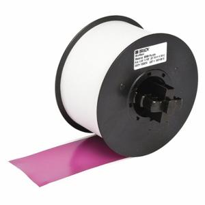 BRADY 113217 Continuous Label Roll, 2 1/4 Inch X 100 Ft, Vinyl, Purple, Outdoor, 0.004 Inch Label Thick | CP2JGM 14A527